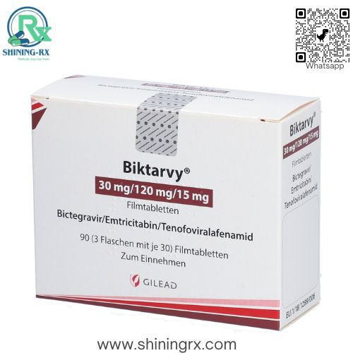 Biktarvy 30mg/120mg/15mg, supplied by ShiningRX