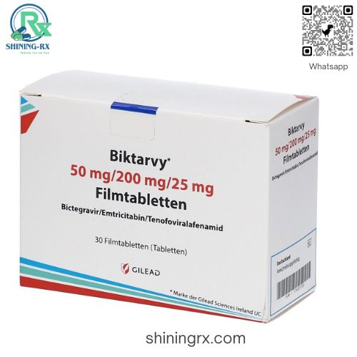 Biktarvy 50mg/200mg/25mg, supplied by ShiningRX