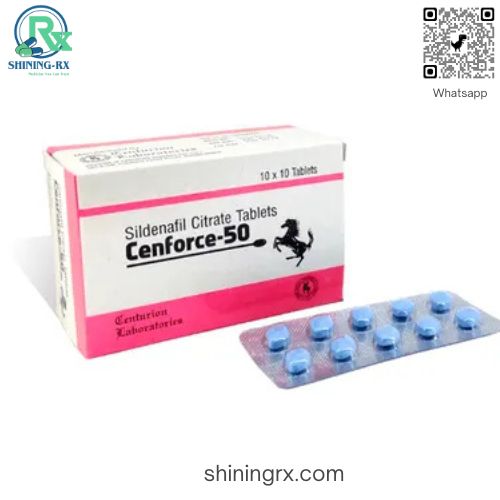 Cenforce 50, supplied by ShiningRX