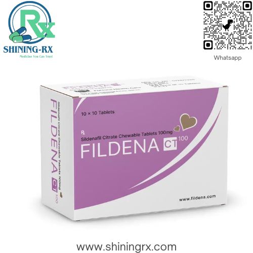 Fildena 100 Chewable Tablets, supplied by ShiningRX