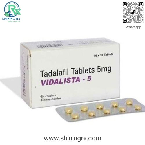 Vidalista 5, supplied by ShiningRX