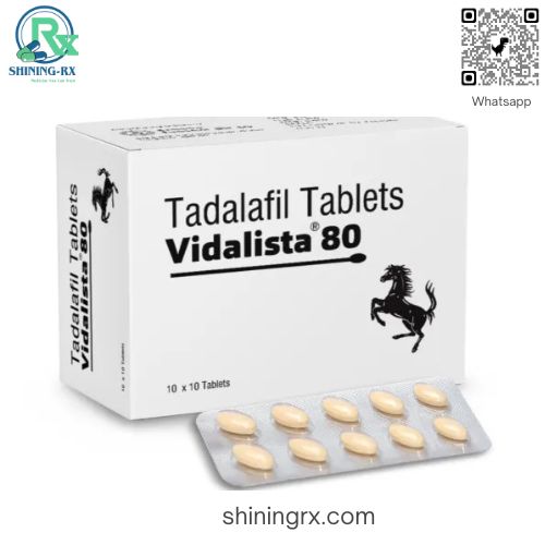 Vidalista 80, supplied by ShiningRX
