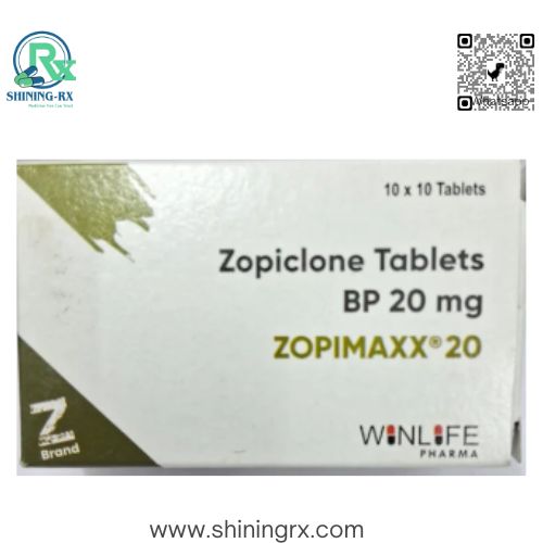 ZOPIMAXX 20 pack shot supplied by ShiningRX